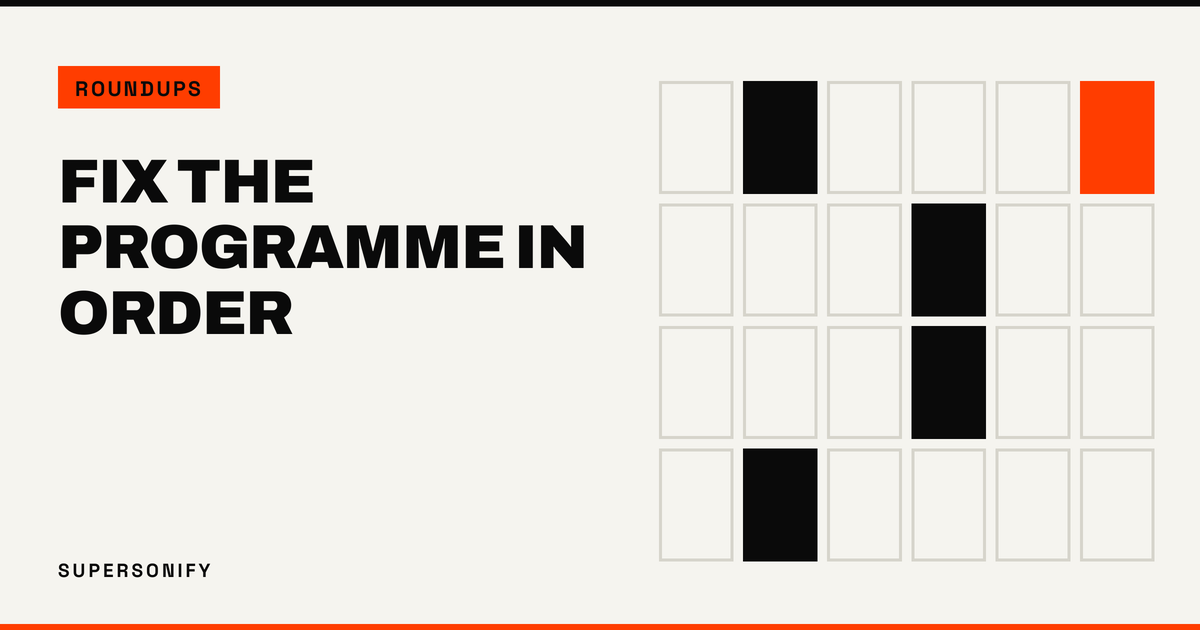 A LinkedIn Programme in Order: What to Fix First